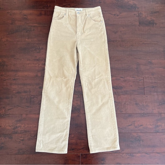 ROLLA’S Original High Rise Straight Corduroy Pants Tan Size 28 - Picture 4 of 13